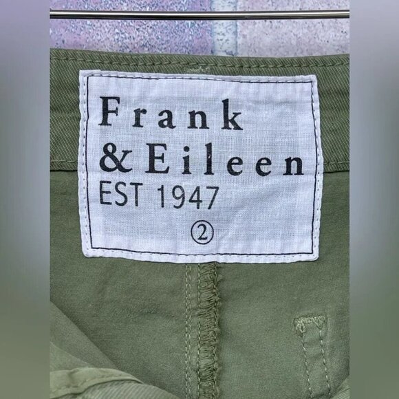 FRANK & EILEENBLACKSTONE UTILITY PANT IN ARMY GREEN 2 - Picture 10 of 13